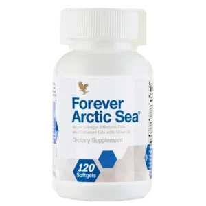 قوطی مکمل امگا3 و ۹ فوراور آرکتیک سی اصل Forever Arctic Sea کد ۳۷۶ با عصاره لیمو و روغن کالاماری